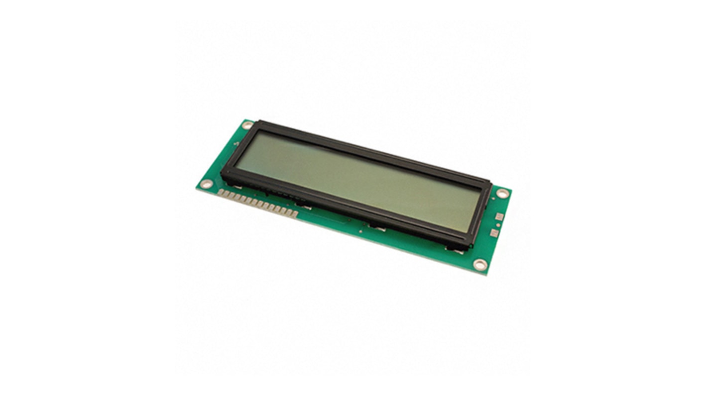 Lumex LCM-S01602DSR/D Alphanumeric LCD Display, 2 Rows by 16 Characters, Reflective