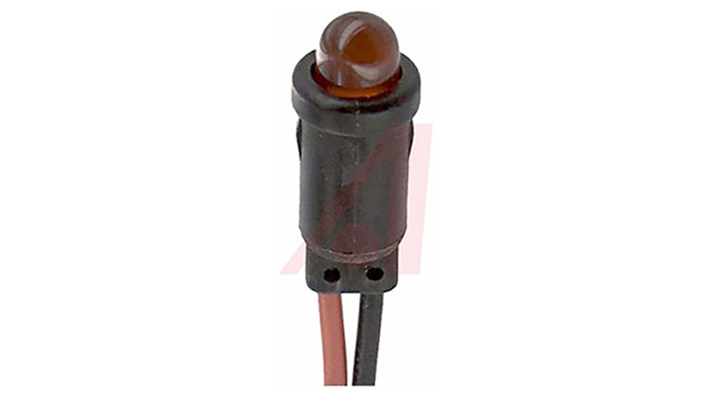 Lumex Lysdiode Hulmontering Rød 660 nm 100 mcd 2,3 V 60° 5 mm (T-1 3/4)