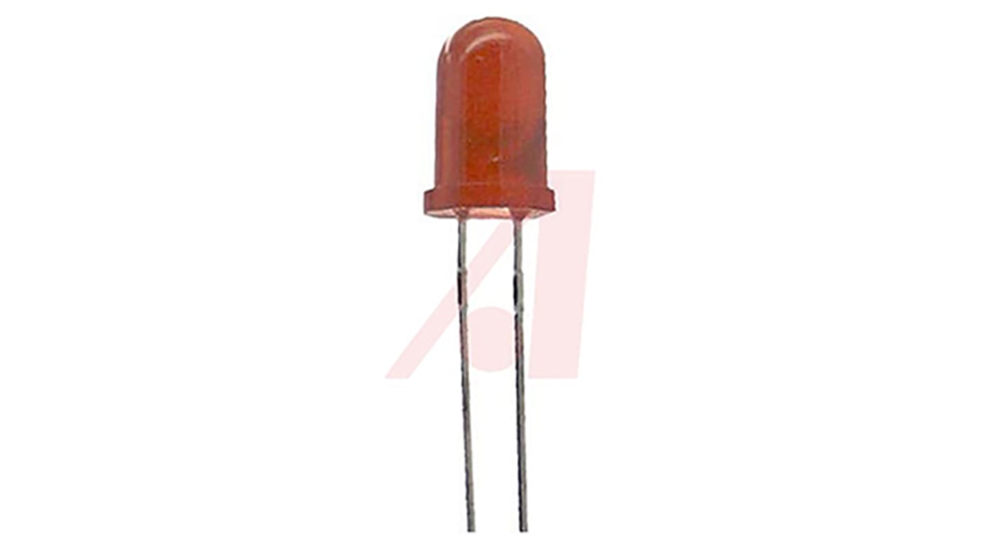 LED Lumex, Rojo, 660 nm, Vf= 2,2 V, 60°, mont. pasante, encapsulado 5 mm (T-1 3/4)