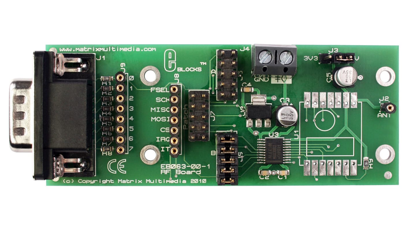 Module de développement de communication et sans fil Matrix E-block Circuit transceiver RF 433MHz