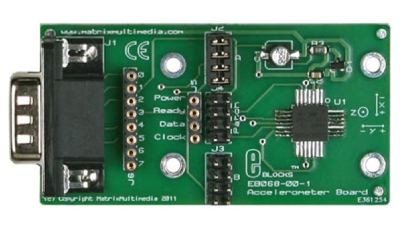 Placa de evaluación Sensor de movimiento Matrix Technology Solutions E-block - EB068