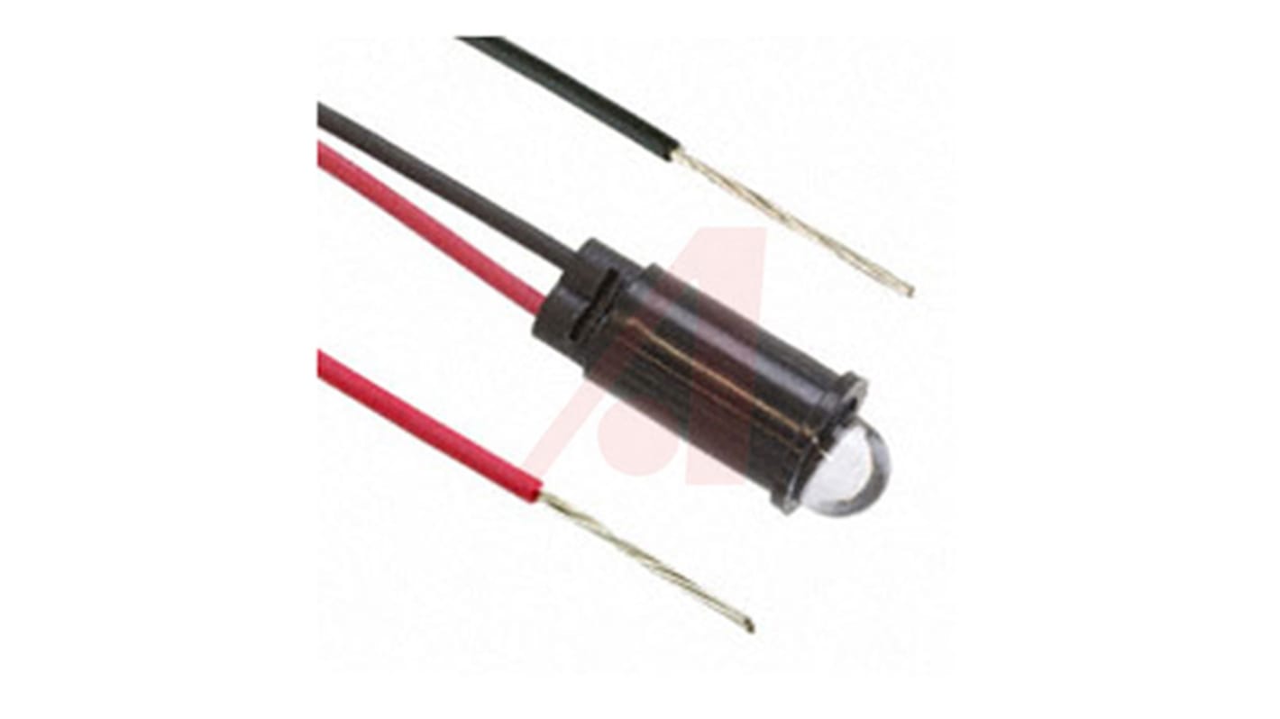 Dialight 表示灯, 3.3V, 白, 実装ホールサイズ:4mm, 558-6403-027F