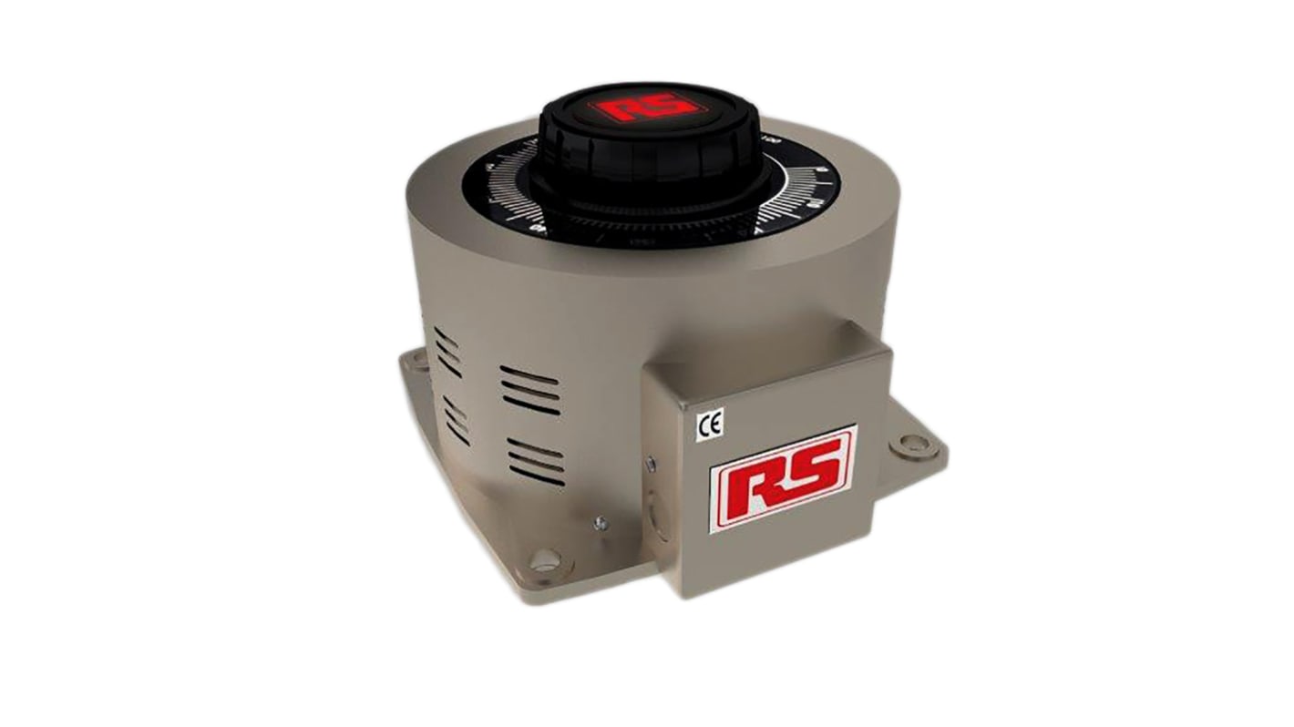 RS PRO Stelltransformator, Primär 240V / Sekundär 0 → 240 V, 0 → 270 V 1.92kVA 1-phasig