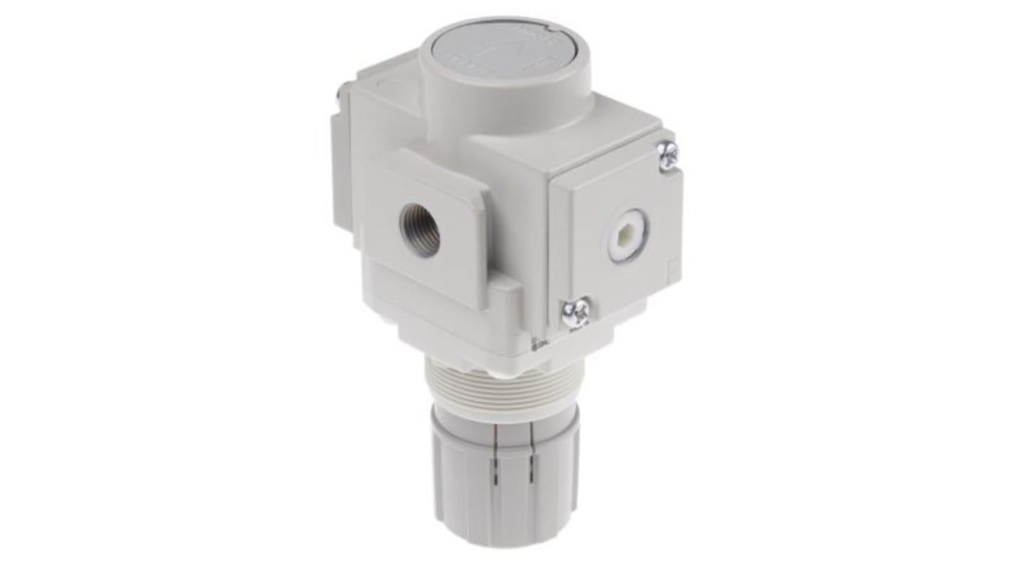 SMC G 1/8 Pneumatic Regulator - 0.05MPa to 0.85MPa, 1/8in, 1MPa max. input