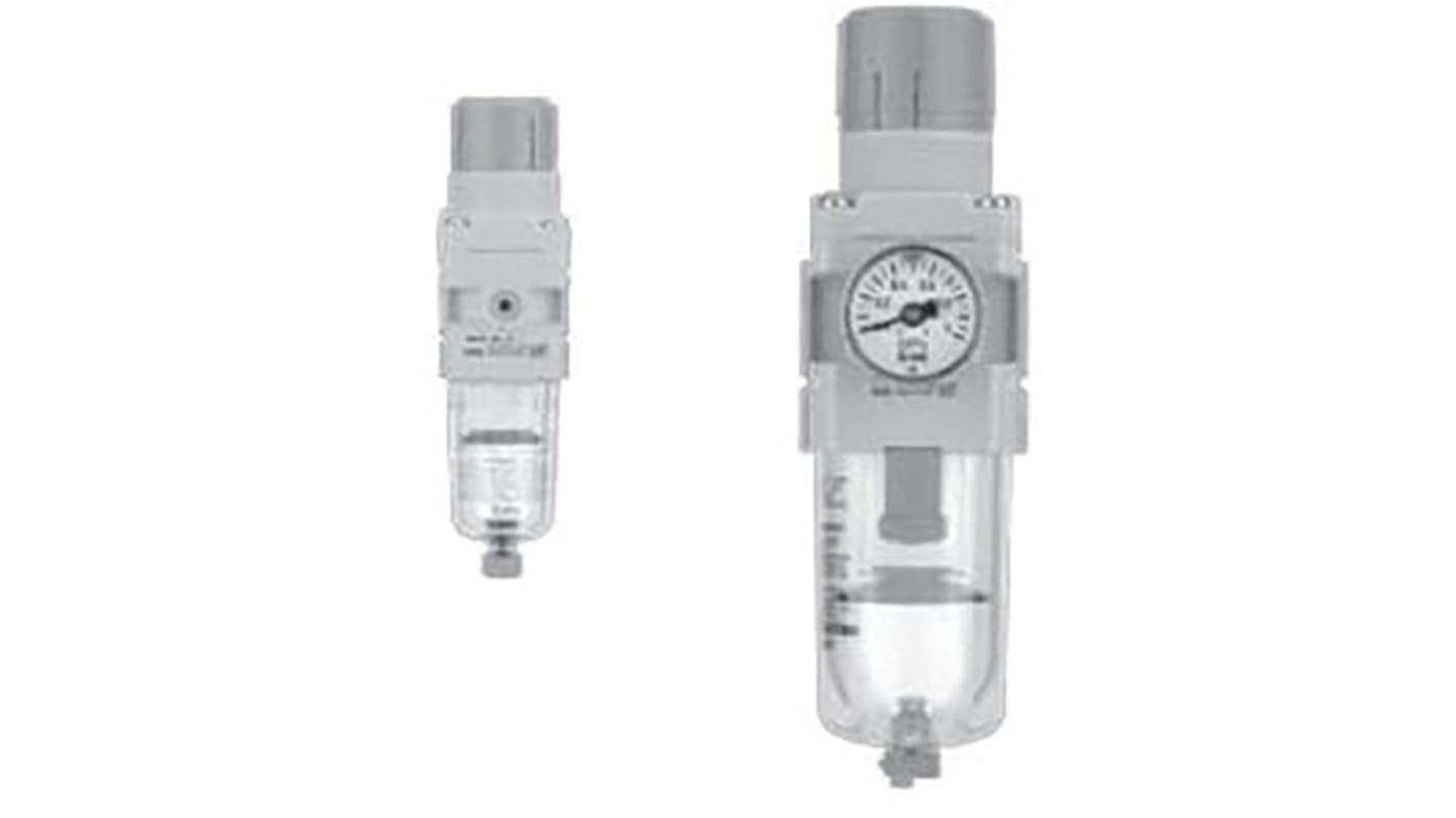 SMC AW Filter Regulator, 5μm, G 1/4