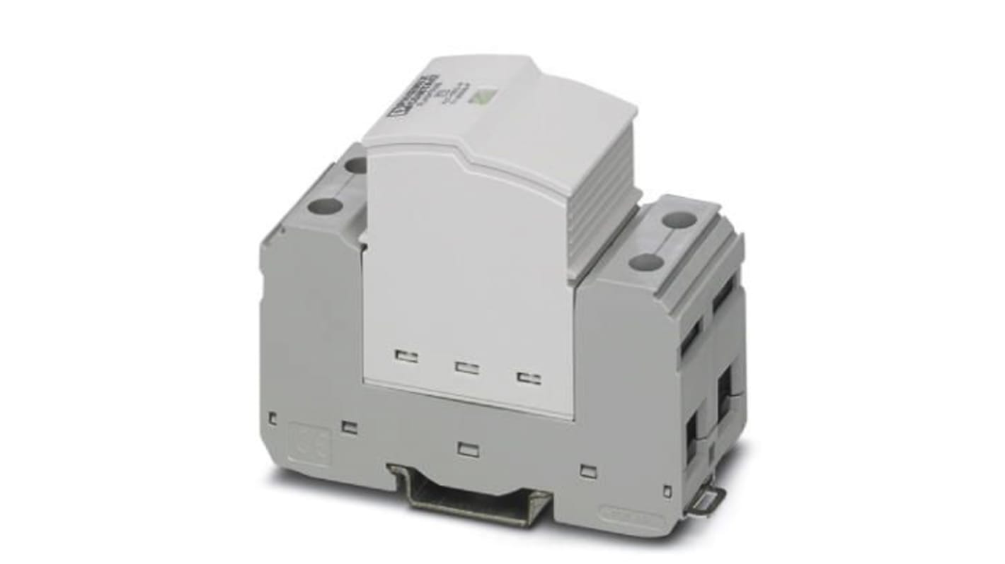 Phoenix Contact 1 Phase Surge Protector, 1.2kV, DIN Rail Mount