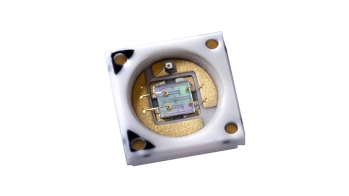 NCSU275T-U395 Nichia, UV LED, 395nm 360mW 120 °, 2-Pin Surface Mount package