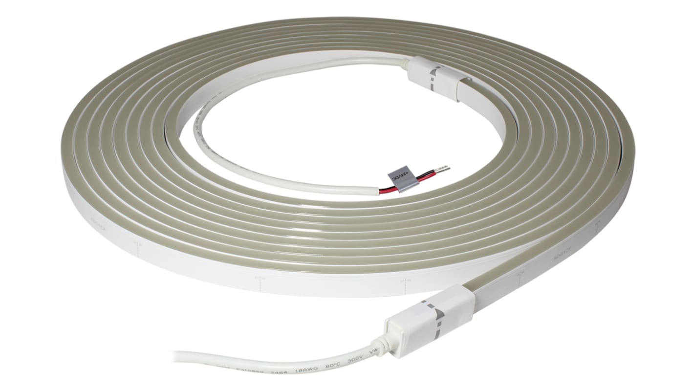 PowerLED 24V dc White LED Strip Light, 2700K Colour Temp, 10m Length