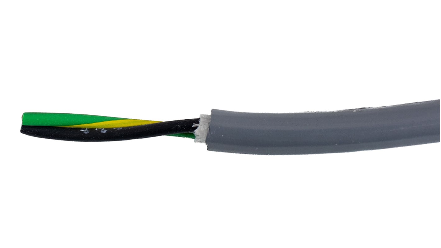 Cable de control Alpha Wire Ecogen Ecoflex PUR de 2 núcleos, 0.5 mm², Ø ext. 4.52mm, long. 30m, 600 V, Libre de