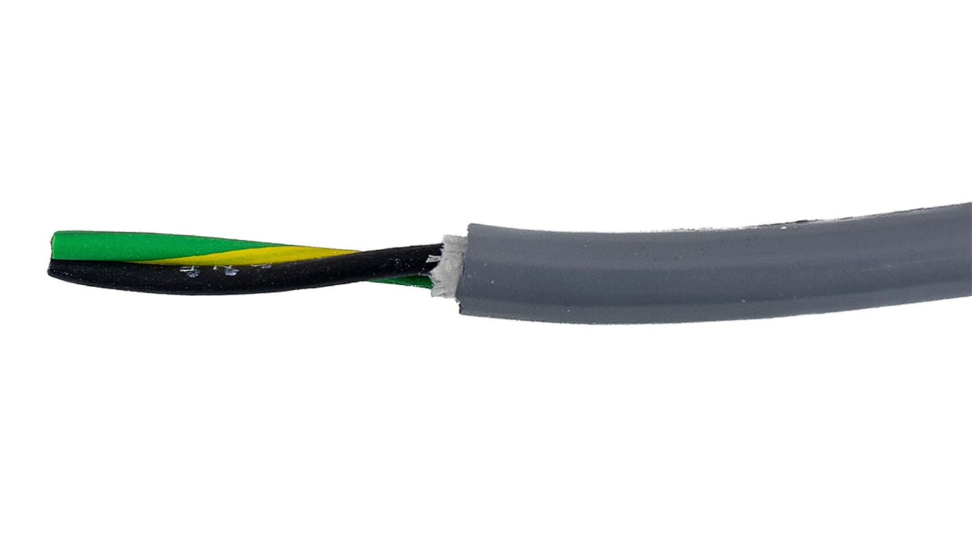 80041 SL005 Alpha Wire Ecogen Ecoflex PUR Control Cable, 2 Cores, 1.33 mm², ECO, Unscreened
