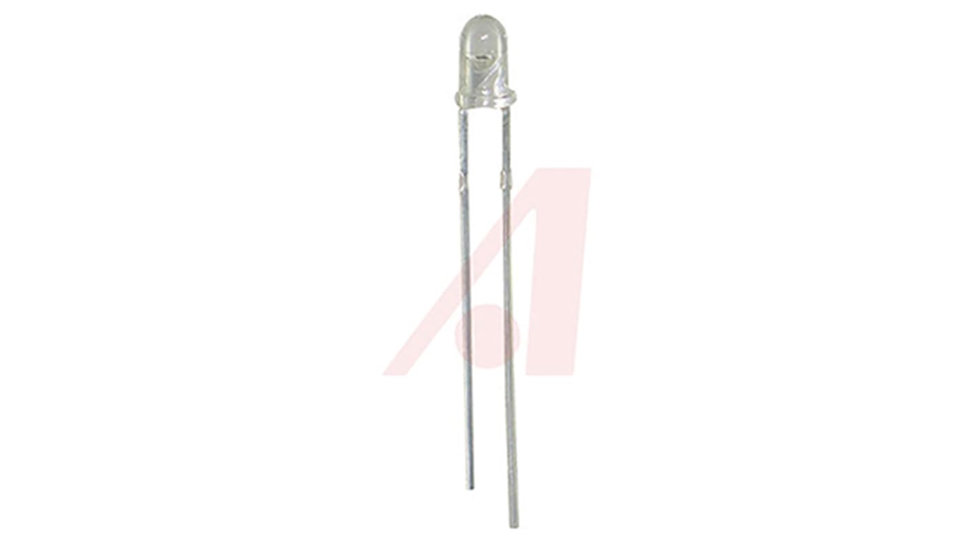 VCC THT LED Ultraviolett 3,5 V, 30° 3 mm (T-1)