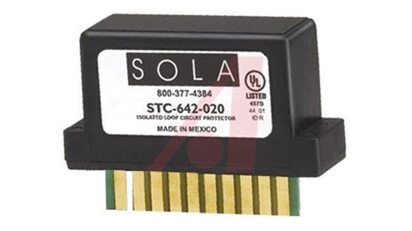 SolaHD STC-642 Überspannungsableiter Signal- und Datenschutz für Telefonleitungen 10kA 36 V, Schraubmontage, 60.96 x