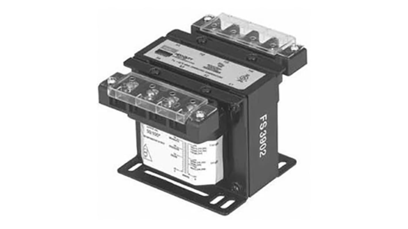 SolaHD 50 (Continuous) VA, 93 (Instantaneous) VA Chassis Mounting Transformer, 110 → 120V ac