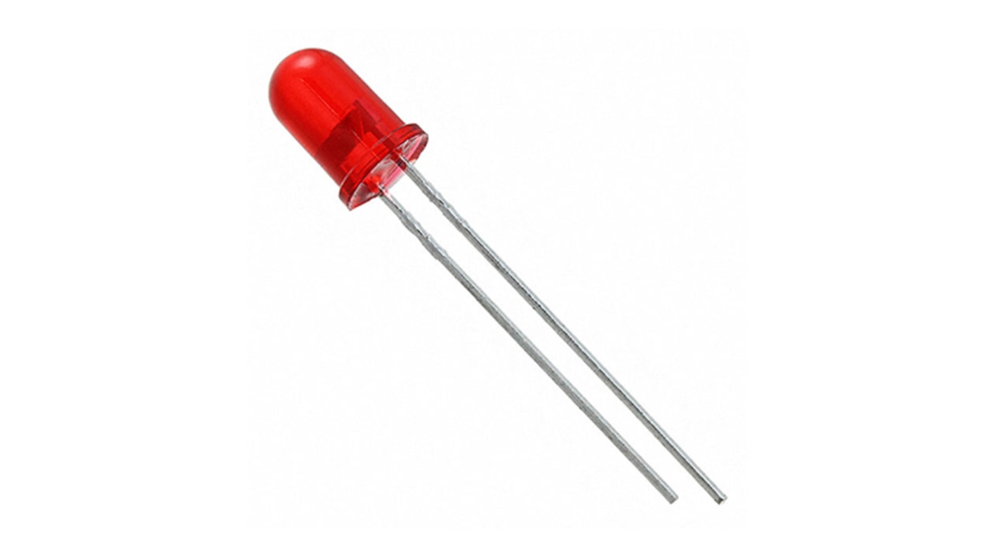 VCC Red LED Reflector Bulb, 3V, bi-pin Base, 5.84mm Diameter, 68mcd