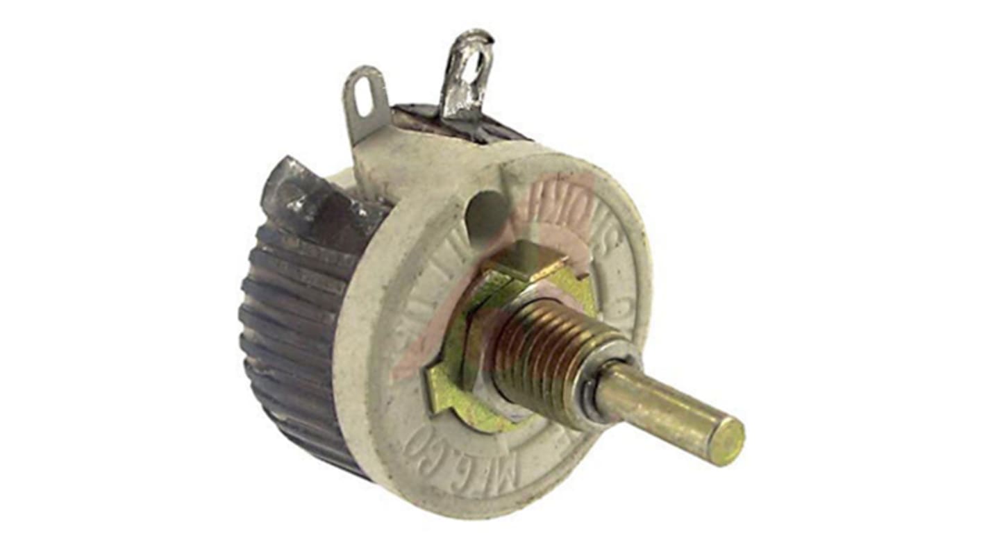 Arcol Ohmite RES350E Rheostat, 350Ω ±10% 12.5W, Schaft ø 3,18 mm, Frontplattenmontage, Lötöse, 22.23 x 17.46mm