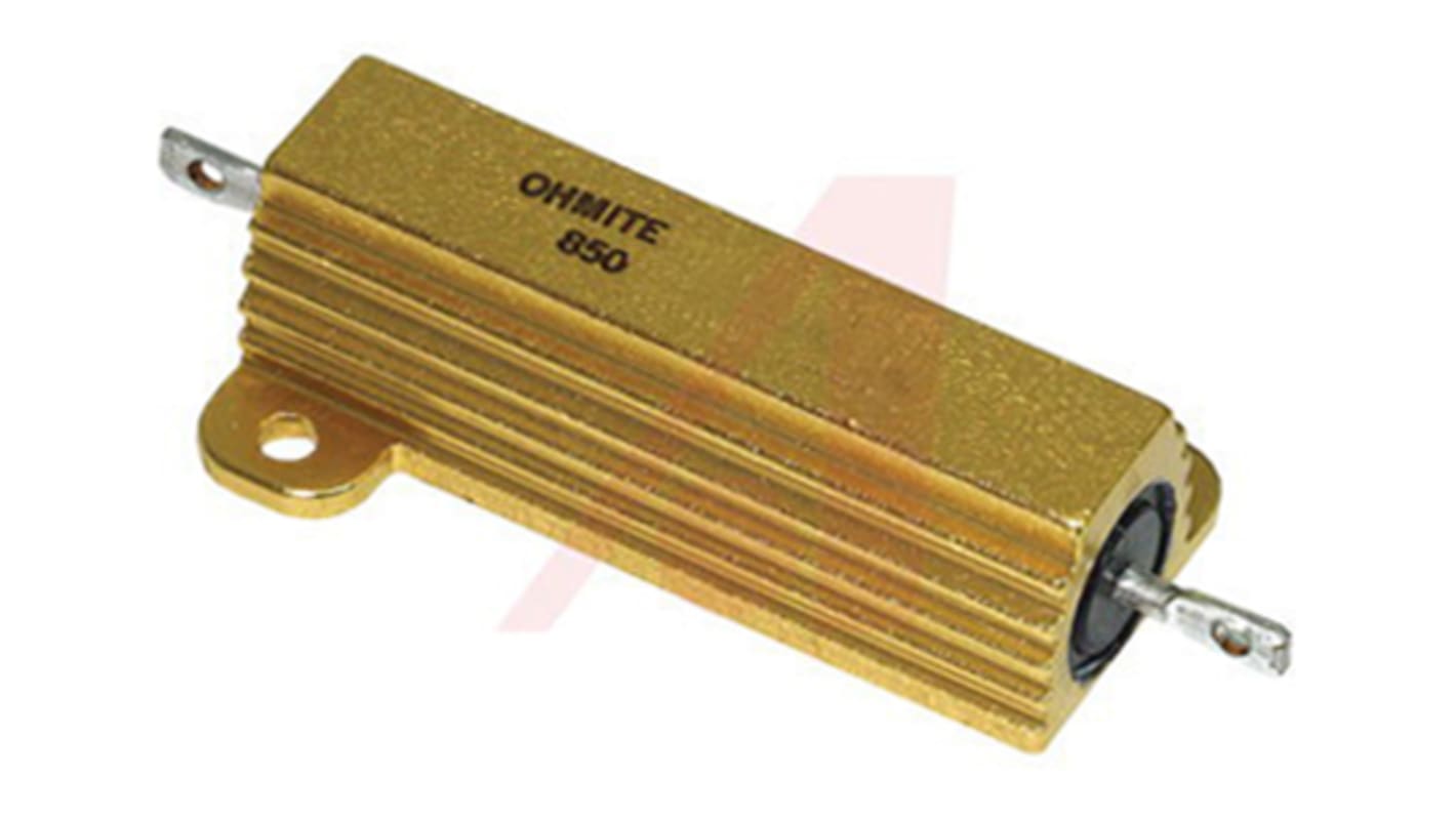 Ohmite, 1Ω 50W Wire Wound Chassis Mount Resistor 850F1R0E ±1%