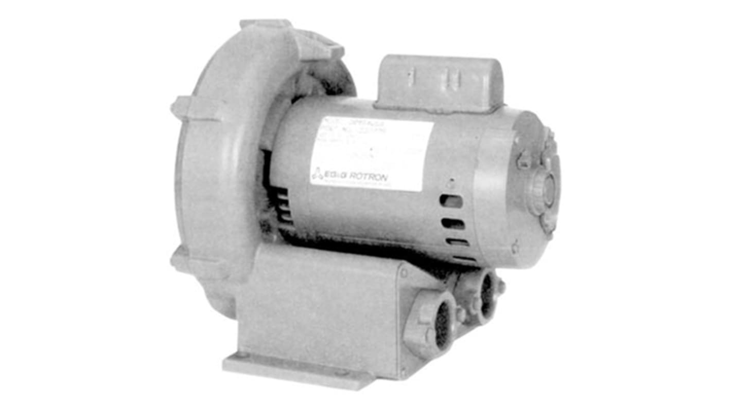 Ametek DR404 Series Regenerative SPA Centrifugal Fan, 115 V ac, 230 V ac, 175.24m³/h, AC Operation, 292.1 x 308.9 x