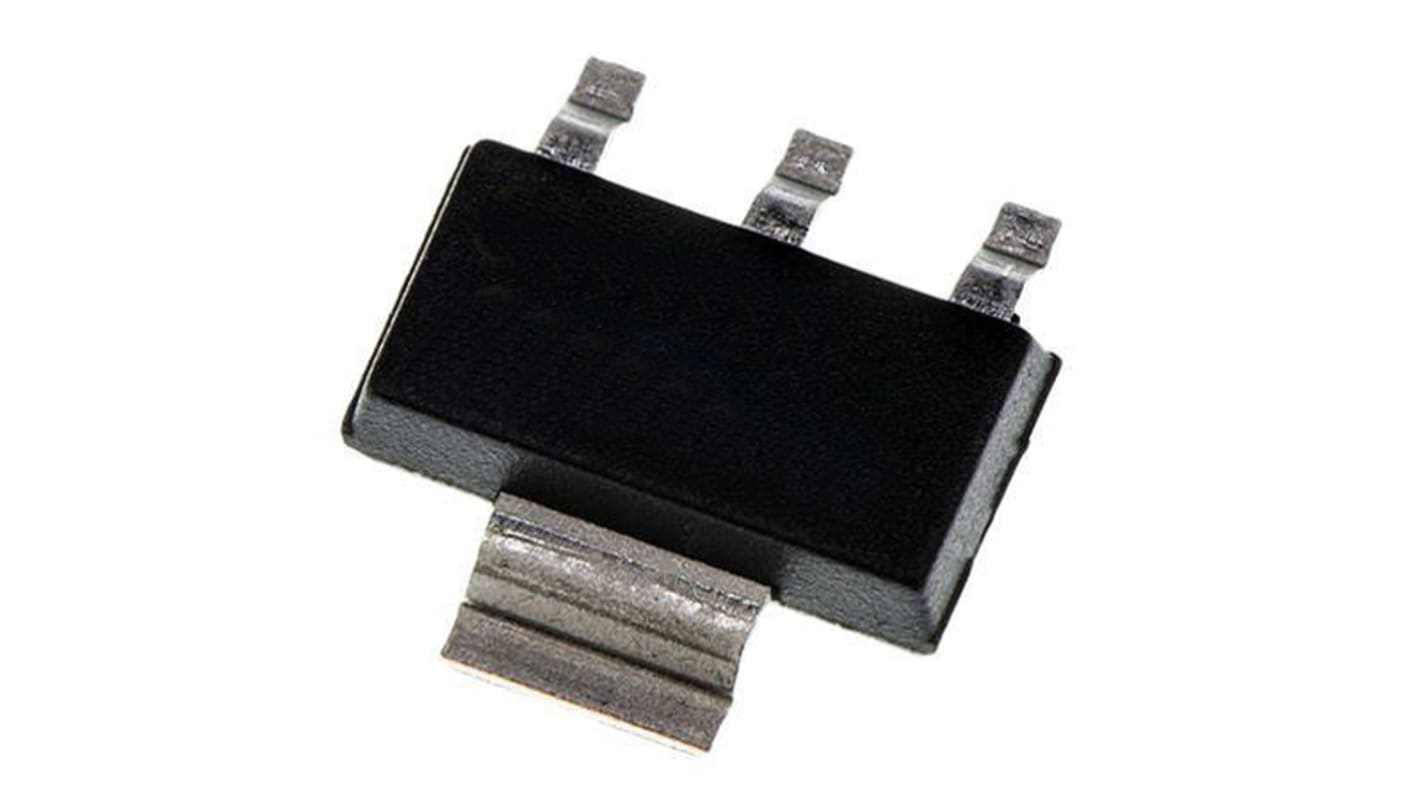 P-Channel MOSFET, 2.9 A, 60 V, 3-Pin SOT-223 Infineon BSP613PH6327XTSA1