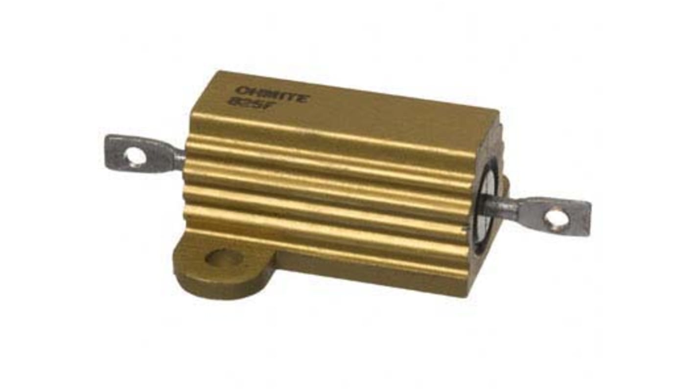 Ohmite, 200Ω 25W Wire Wound Chassis Mount Resistor 825F200E ±1%