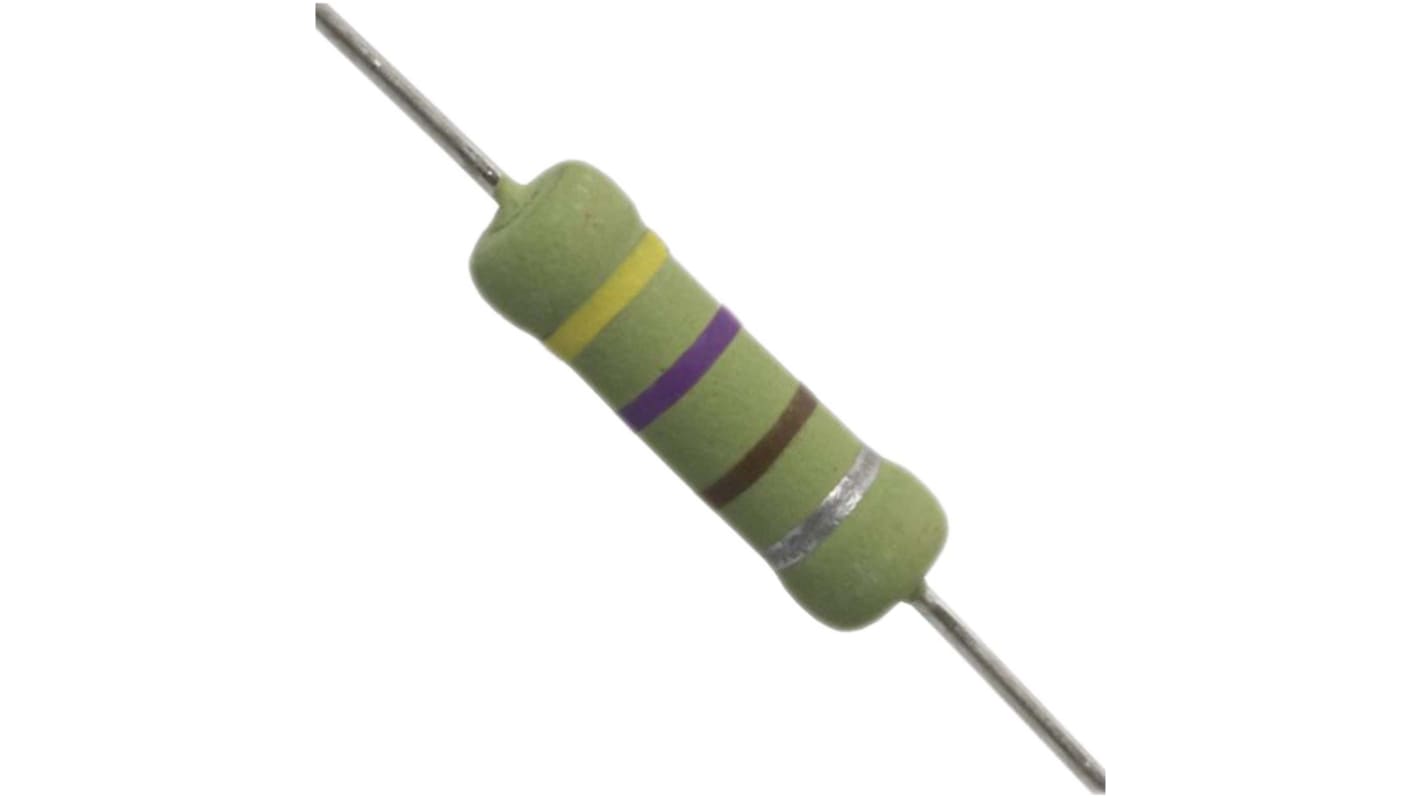 Ohmite 470Ω Silicone Ceramic Resistor 1W ±10% OX471KE