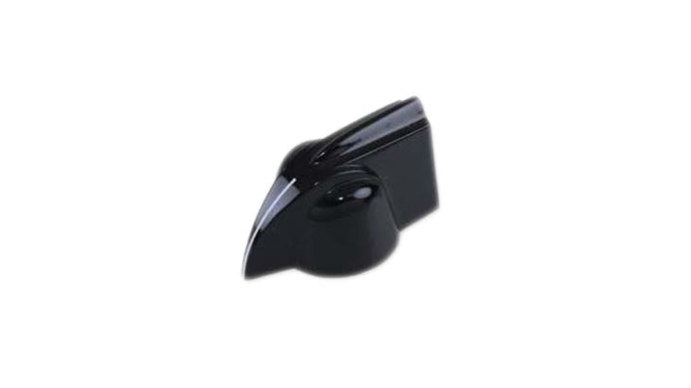 Ohmite Black Pointer Knob for 6.35mm Shaft, 5103E