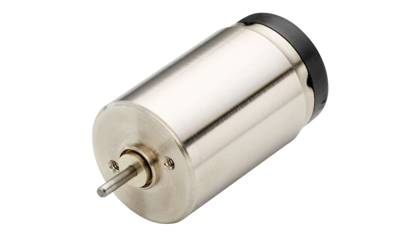 Portescap Brushed DC Motor, 2.5 W, 24 V dc, 3.2 mNm, 14150 rpm, 1.5mm Shaft Diameter