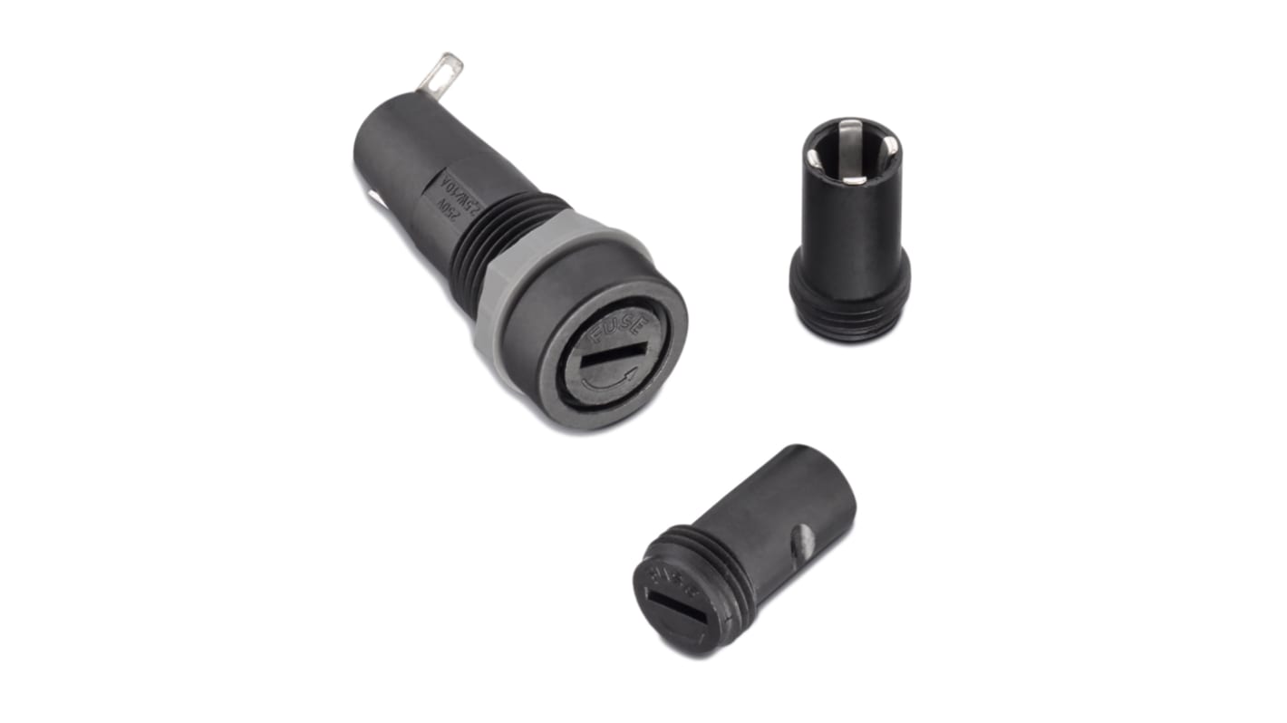 696314001002 Wurth Elektronik 10A Panel Mount Fuse Holder for 5 x