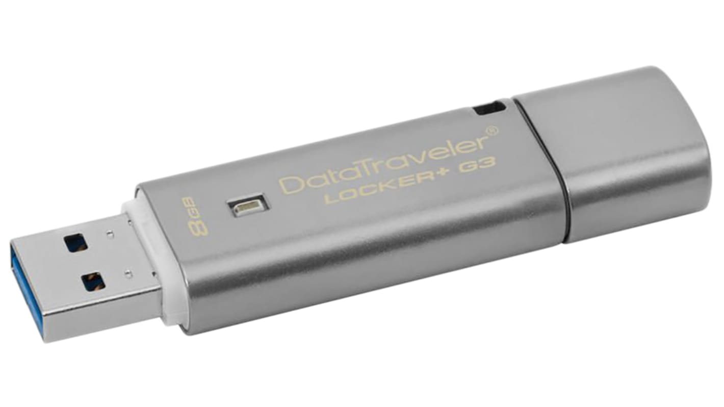 Clé USB Kingston DataTraveler Locker+, 8 Go, USB 3.0