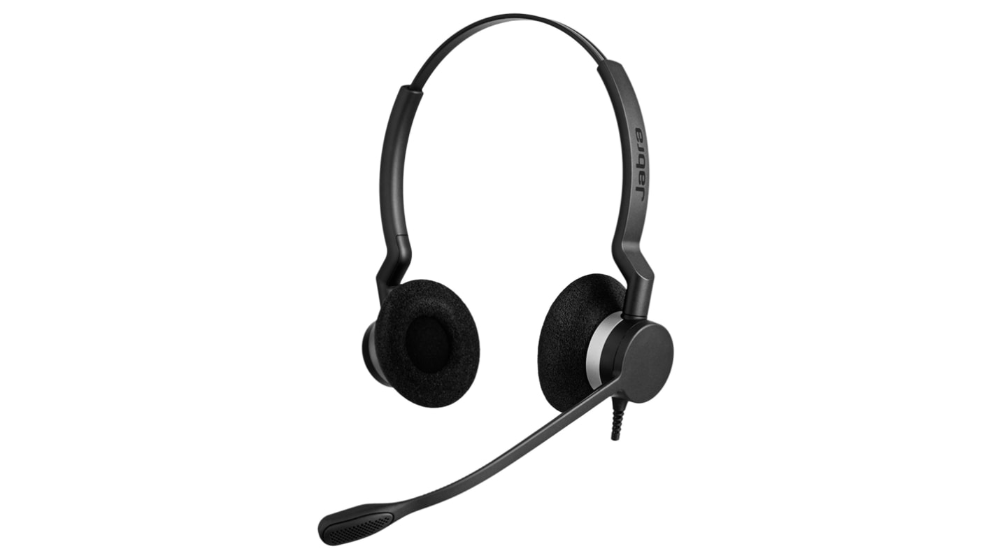 Jabra Biz 2300 On-Ear-Headset Schnelltrennung Schwarz Verdrahtet
