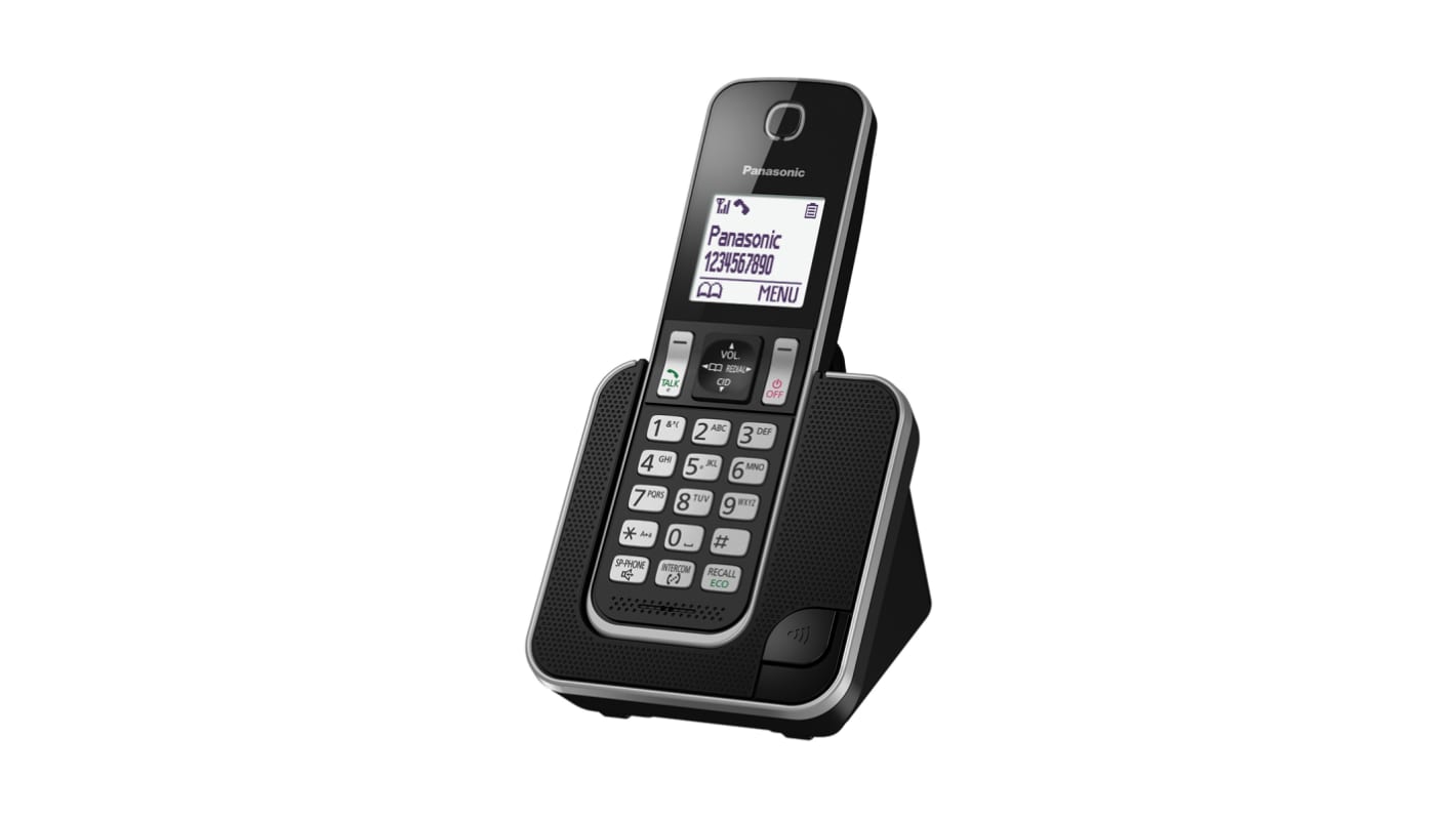 Panasonic KX-TGD310E Telefon Typ G - Britisch 3-polig 50 Schnurlos, Desktop LCD Anzeige Lautsprecher