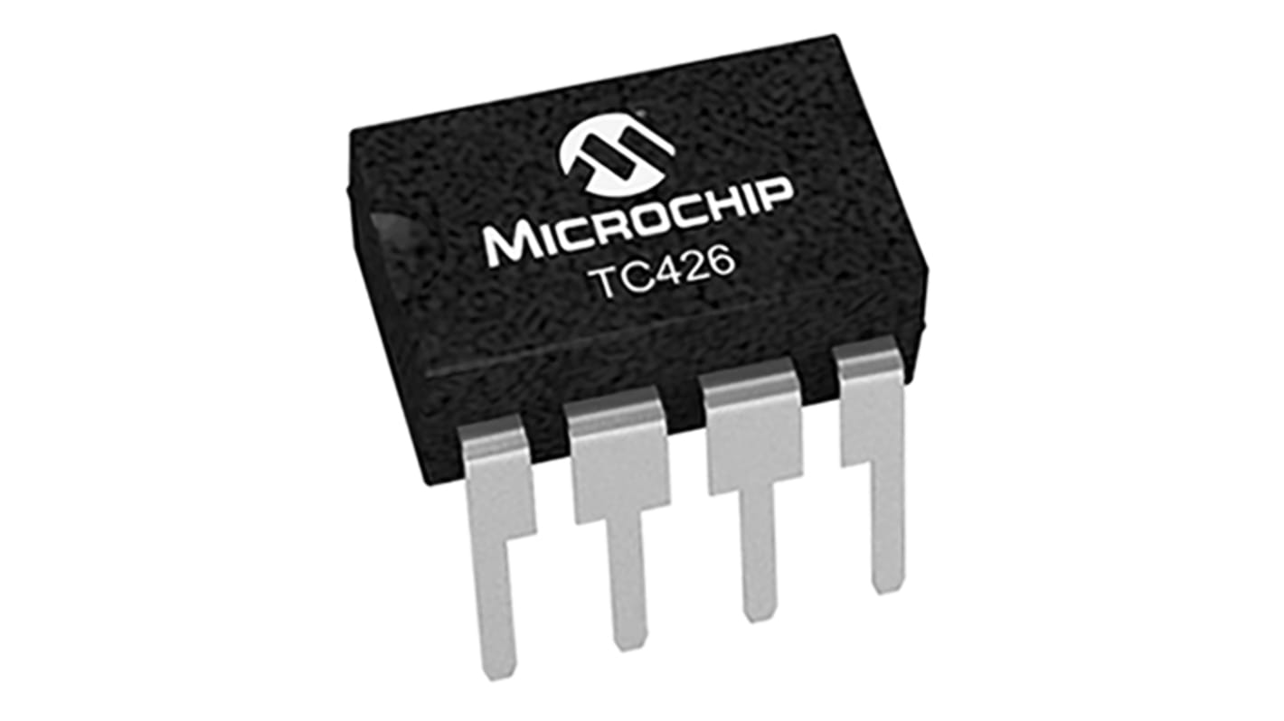 Microchip MOSFETゲートドライバ 1.5 A PDIP 2 8-Pin ローサイド 反転 スルーホール