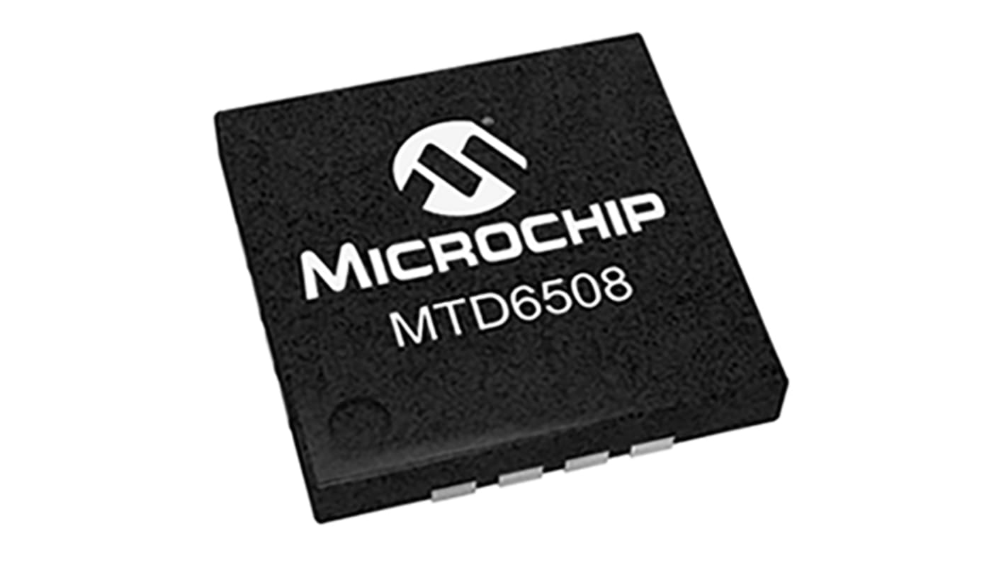 Microchip Motor Driver IC MTD6508-ADJE/JQ, 0.75A, 100kHz, UQFN, 16-Pin, BLDC, 3-phasig