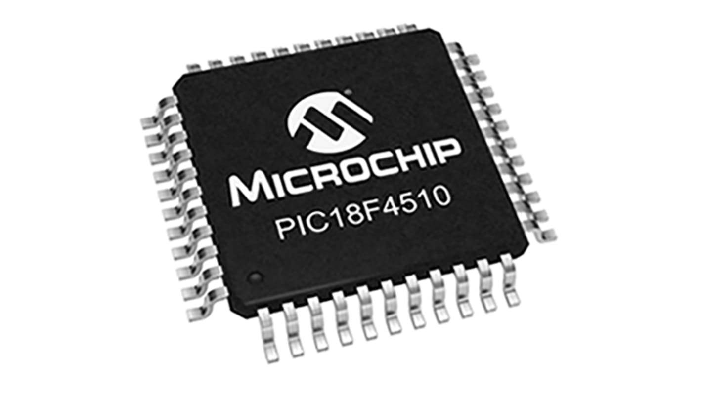 Microcontrollore Microchip, PIC, TQFP, PIC18F, 44 Pin, Montaggio superficiale, 8bit, 40MHz