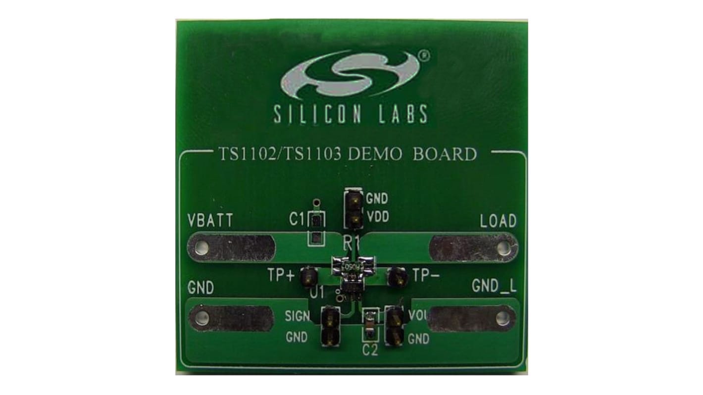 Carte de démonstration Silicon Labs Amplificateur détecteur de courant pour TS1102-100