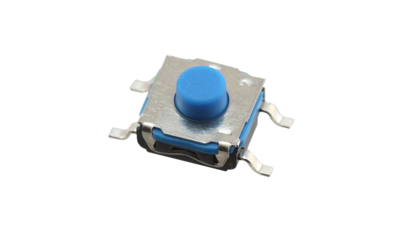 IP67 Tactile Switch, SPST 50 mA 1.4mm Surface Mount