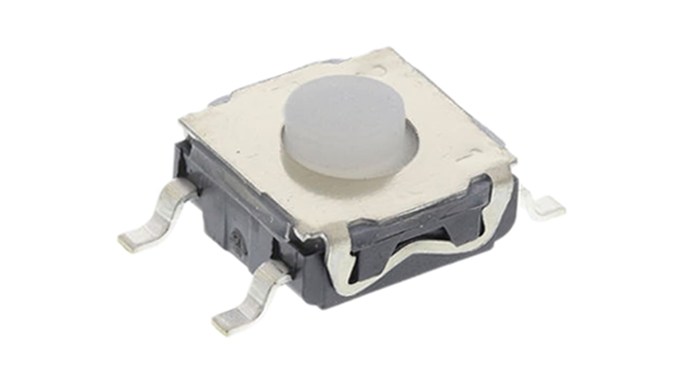 IP67 Tactile Switch, SPST 50 mA 0.6mm Surface Mount