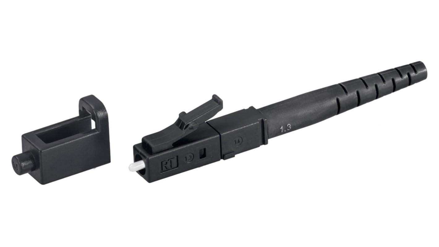 Rosenberger, LC, APC Multimode Simplex Fibre Optic Connector 50μm Fibre Size, 0.15 (Low) dB, 0.3 (Standard) dB