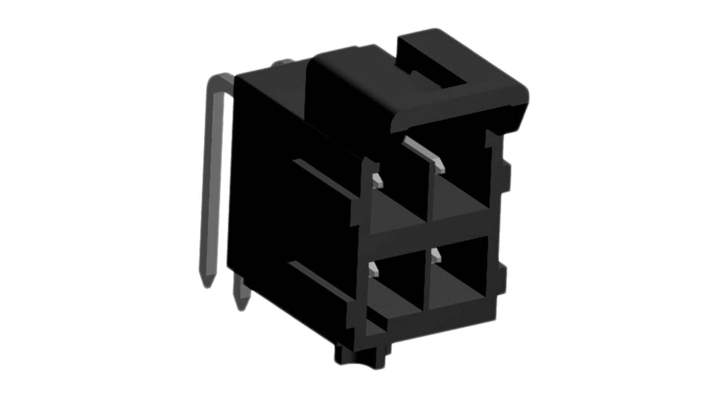 File di contatti PCB Molex, 4 vie, 2 file, passo 3.5mm