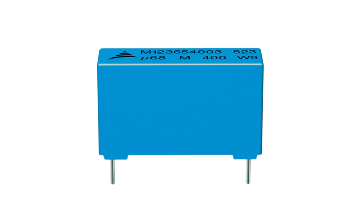 EPCOS B32523 Folienkondensator 10μF ±10% / 100V dc, THT Raster 22.5mm