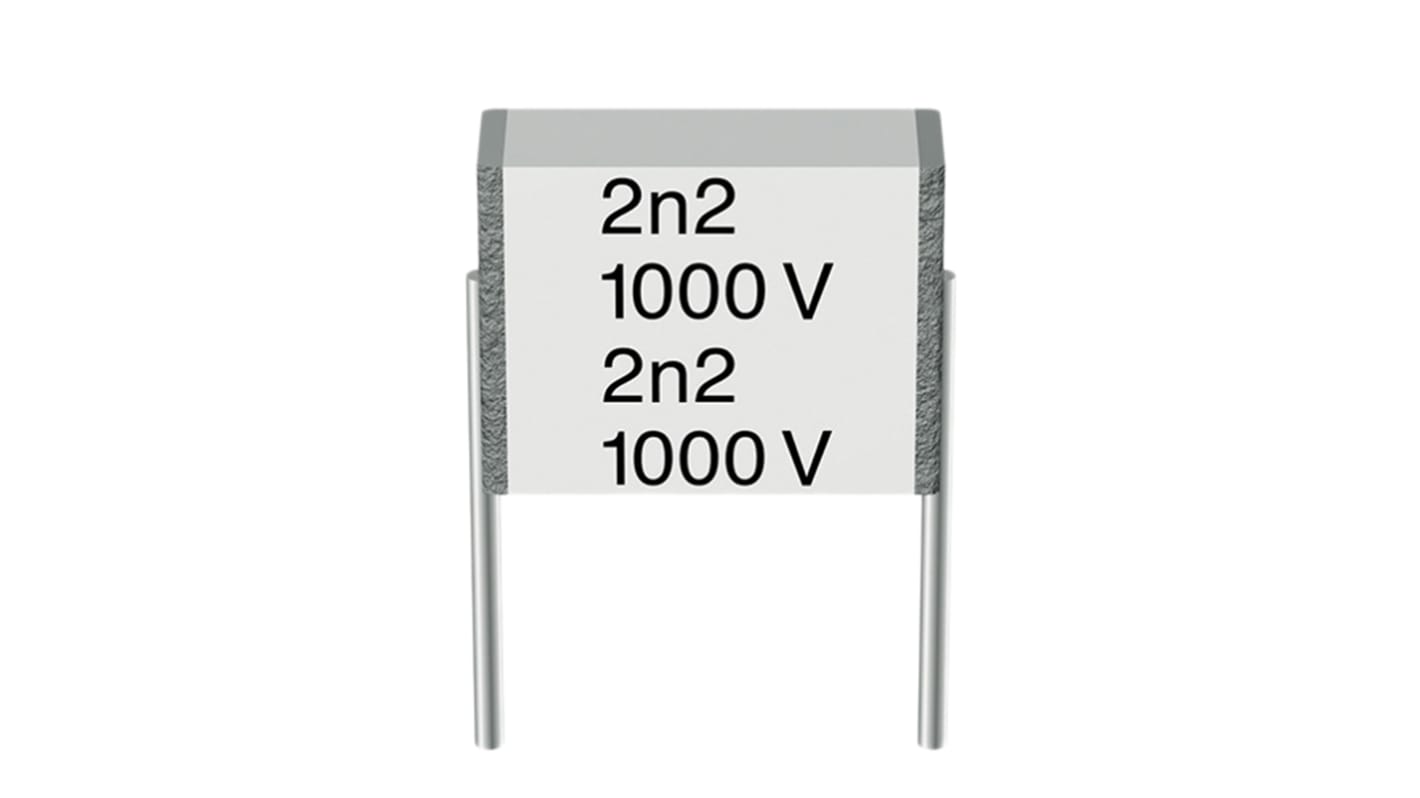 EPCOS B32561 Polyester Film Capacitor, 400V dc, ±10%, 100nF