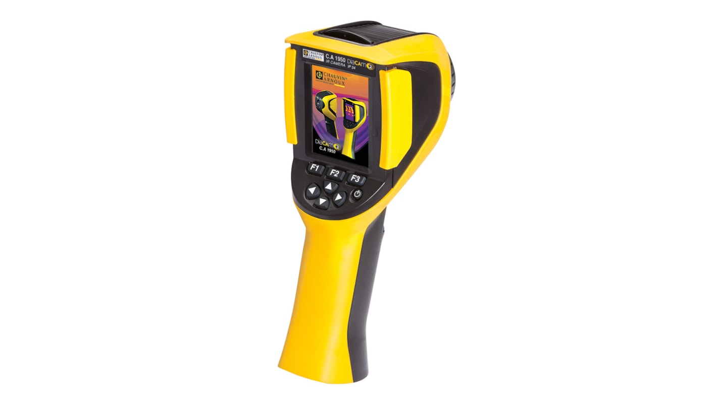 Chauvin Arnoux CA 1950 Bluetooth, SD card, USB Thermal Imaging Camera, -20 → +250 °C, 80 x 80pixel Detector