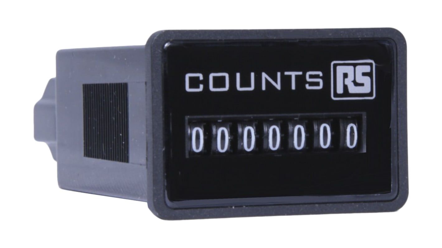 RS PRO Impulse Counter Counter, 7 Digit, 10Hz, 12 V dc