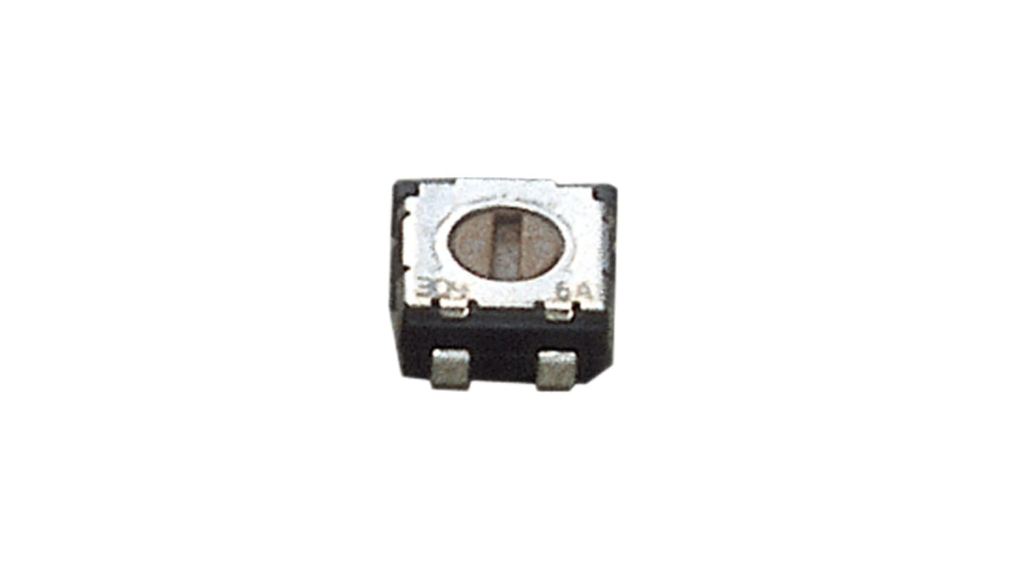 100kΩ, SMD Trimmer Potentiometer 0.25W Top Adjust Nidec Components, ST-4