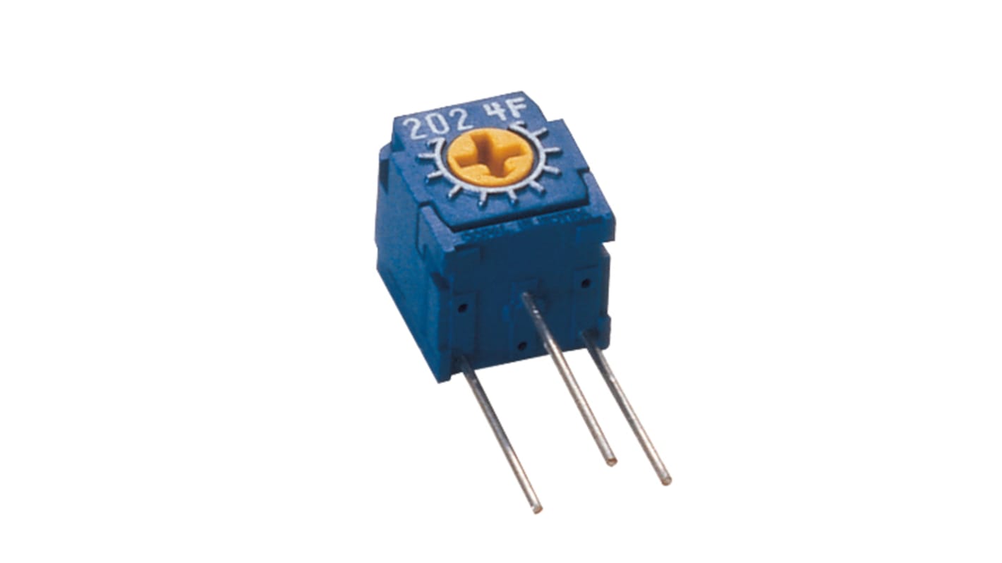 Nidec Components CT6 1-Gang THT Trimmer-Potentiometer, Seitliche Einstellung, 20kΩ, ±10%, 0.5W, Lötstift, L. 7mm