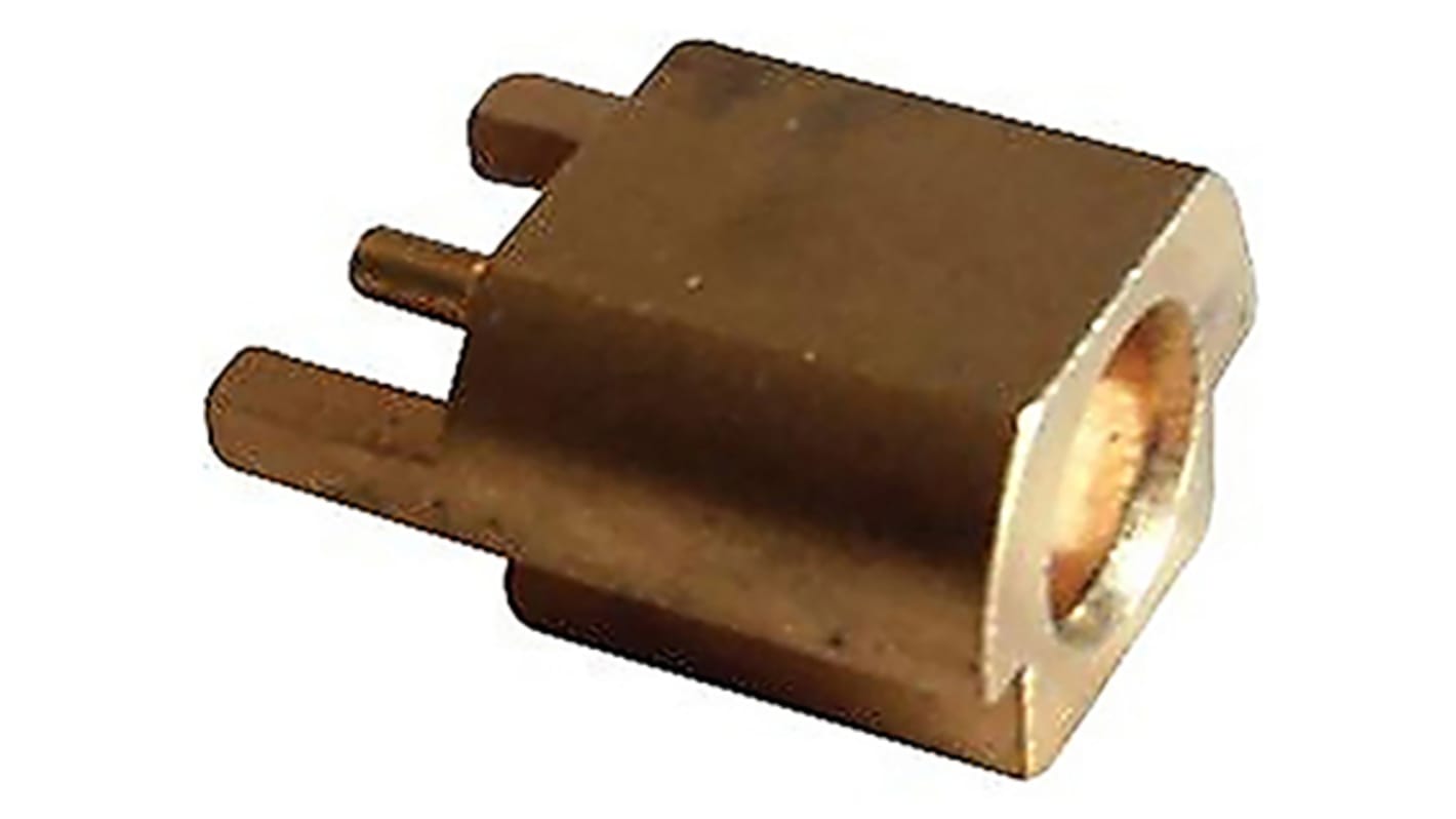 Conector coaxial Molex 73415-0961, Hembra, Ángulo de 90° , Impedancia 50Ω, Montaje en PCB, Terminación de Soldador, DC