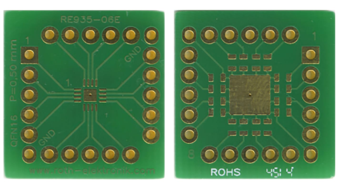 Scheda di espansione Multiadattatore con circuito stampato di adattamento RE935-06E doppia faccia 21.59 x 20.32 x 1.5mm