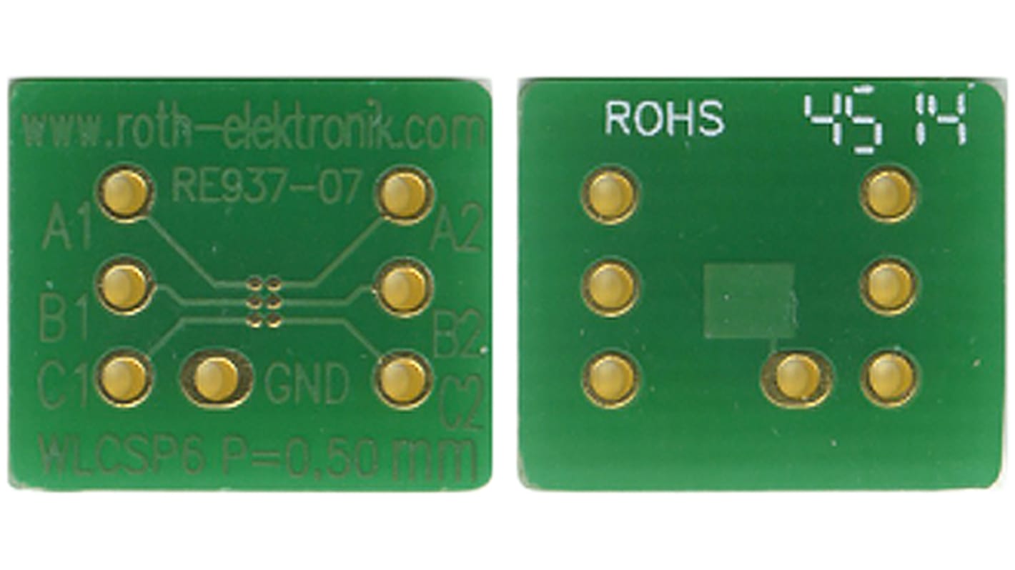 RE937-07, Double Sided Extender Board Adapter With Adaption Circuit Board 13.34 x 11.43 x 1.5mm