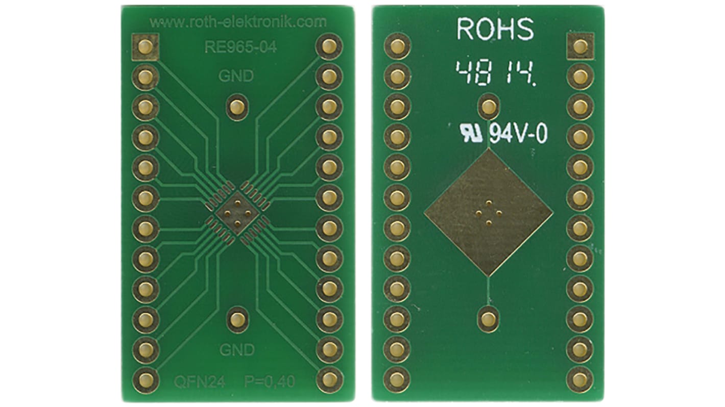 RE965-04, Double Sided Extender Board Adapter With Adaption Circuit Board 33.3 x 19.5 x 1.5mm