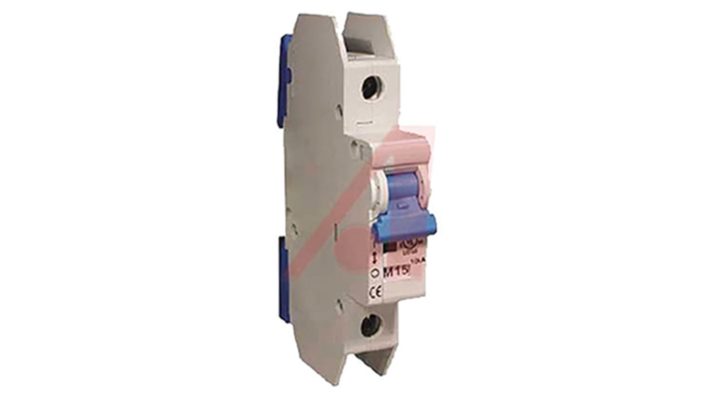 Altech Thermal Magnetic Circuit Breaker - L Single Pole 240V ac Voltage Rating DIN Rail Mount, 15A Current Rating