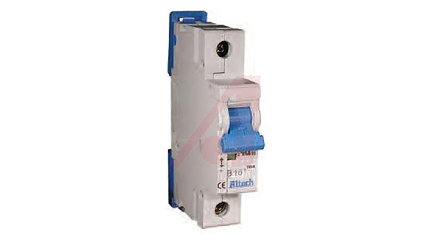 Altech Thermal Magnetic Circuit Breaker - R Single Pole 48 V dc, 277 V ac Voltage Rating DIN Rail Mount, 2A Current